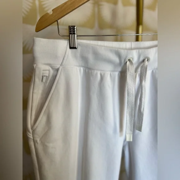 Athleta - White Track Jogger / Sweatpant - Picture 4 of 9